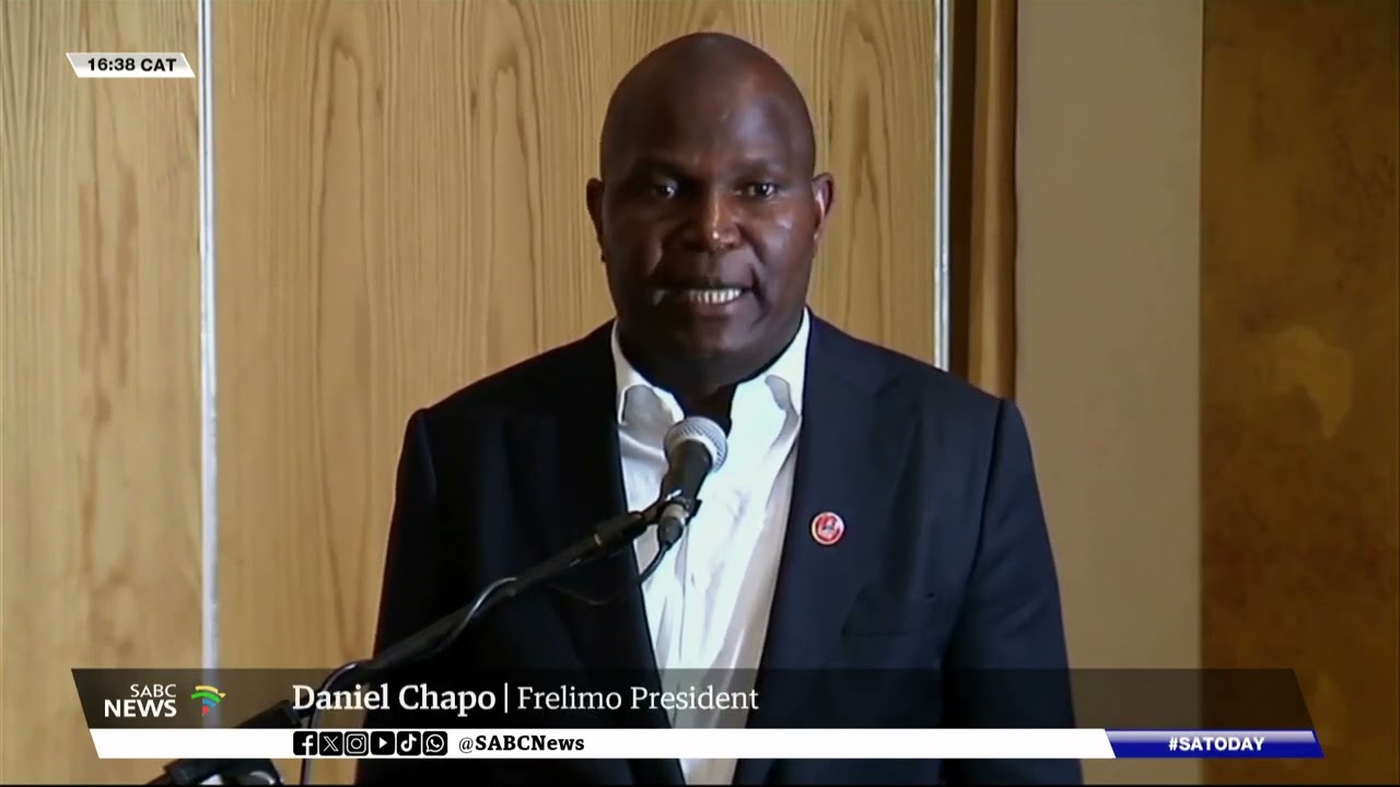 Mozambique elections | Frelimo's Daniel Chapo brings his campaign to South Africa