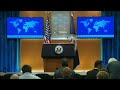 LIVE: U.S. State Department press briefing  - 58:03 min - News - Video