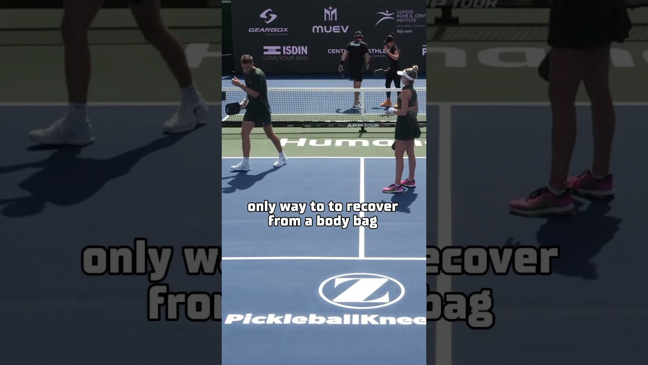 How To Recover From Being Body Bagged In Pickleball