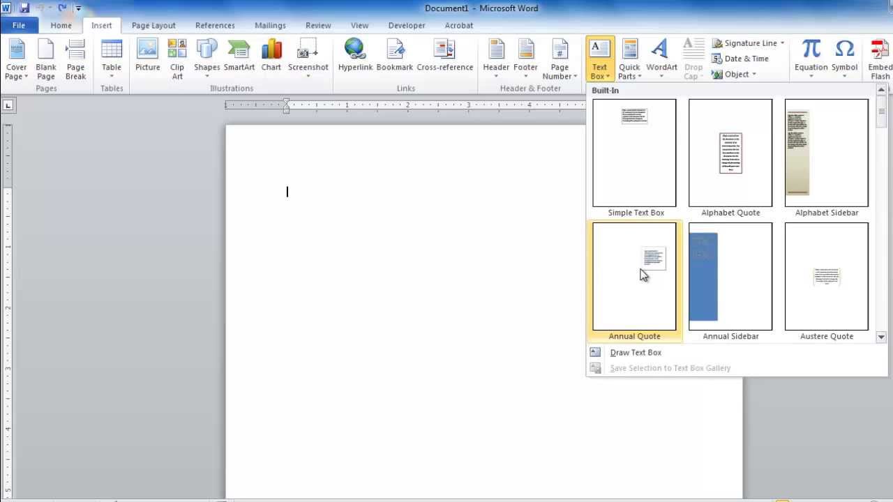 How To Make Boxes In Word