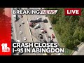 LIVE: SkyTeam 11 is over a crash that closed I-95 - https://on.wbaltv.com/3RPoSvM