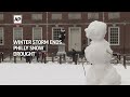 Winter storm ends snow drought in Philadelphia  - 01:21 min - News - Video