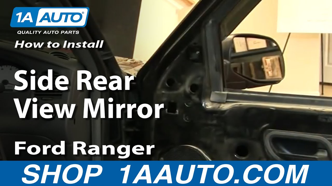 How to replace a rear view mirror on a ford #5