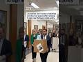 Journalists turn in press credentials and clear spaces after refusing to sign new Pentagon policy