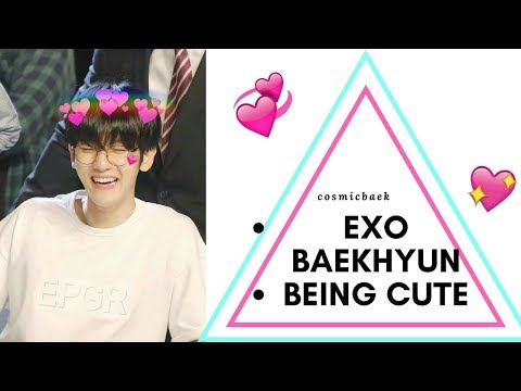 BAEKHYUN EXO BEING CUTE /ADORABLE MOMENTS