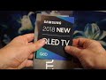 Samsung QE55Q8D 2018 QLED TV unboxing