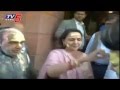 Hema Malini Plays Holi in Parliament