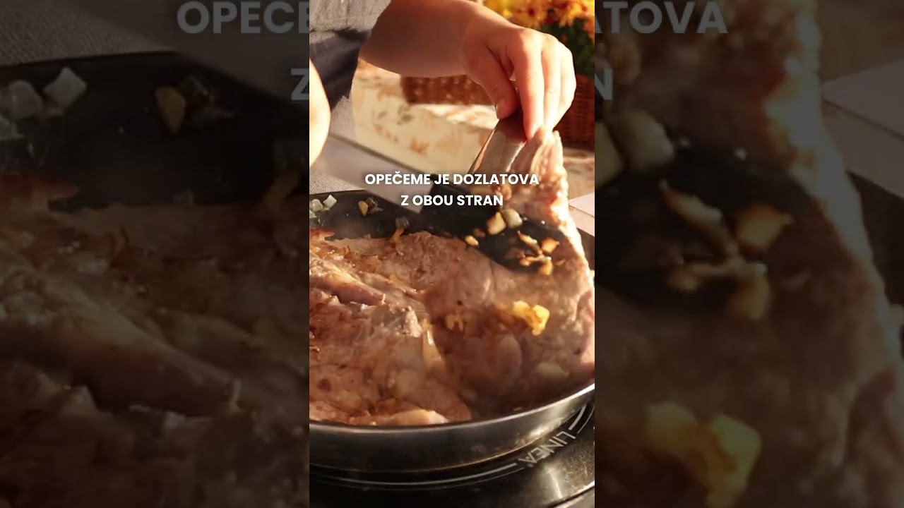 Krkovička na houbách se dá perfektně kombinovat s jakoukoliv přílohou #toprecepty #foodie #recepty