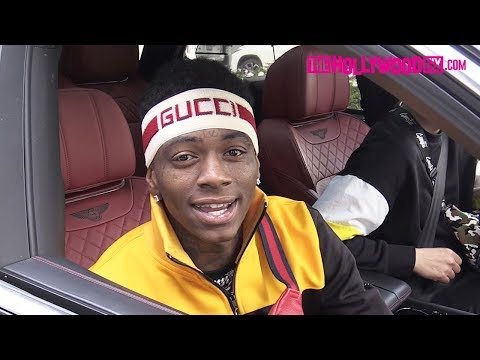 Soulja Boy Speaks On Tekashi 6ix9ine While Buying Out The Gucci Store In His New Bentley Truck