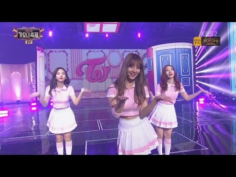 161229 가요대축제 트와이스(TWICE) - 우아하게 + 다시 만난 세계(I.O.I, GFriend, Red Velvet)