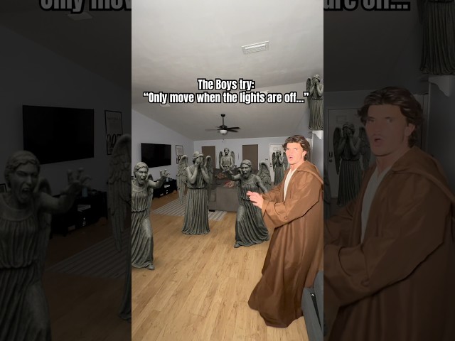 “Only move when the lights turn off…”😱 #theboys #viral #shorts #drwho