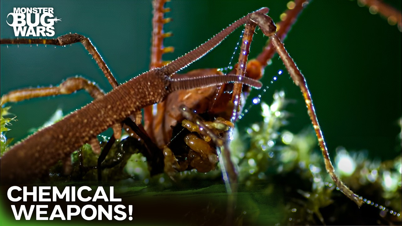 Velvet Worm’s Deadly Slime Attack! | Monster Bug Wars