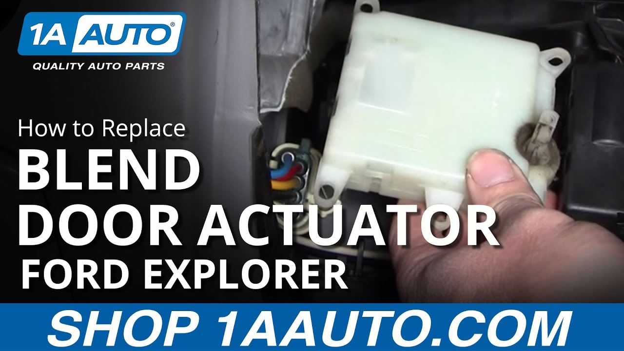 Replacing an actuator on a ford explorer #8