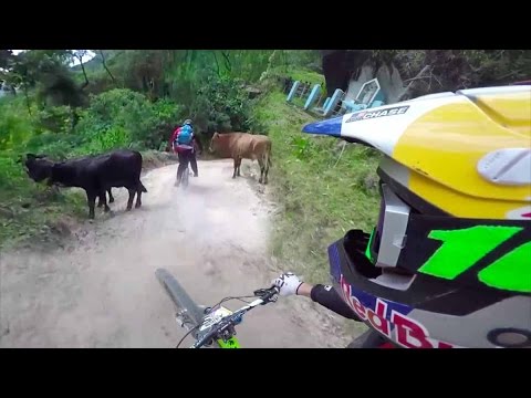 Downhill MTB Sessions in Colombia - Through My Eyes w Aaron Chase