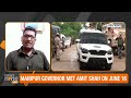 Home Minister Amit Shah holds a meeting to review the security situation in Manipur | News9  - 00:00 min - News - Video