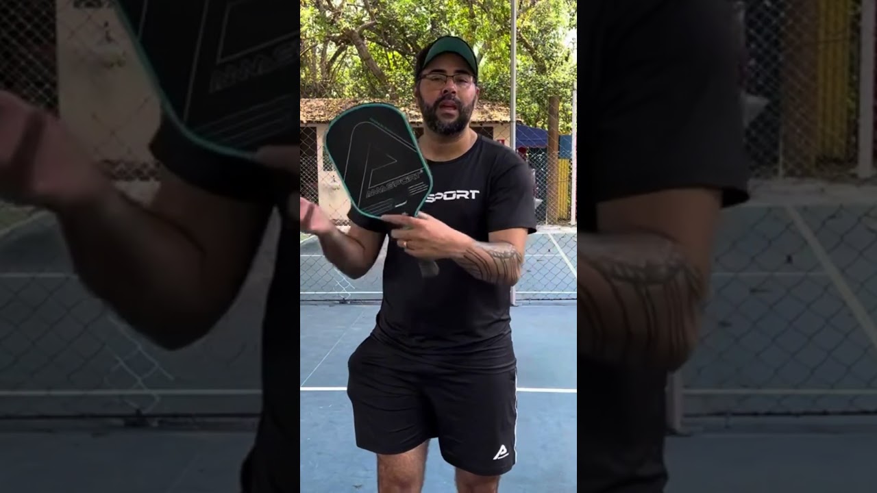 TERCEIRA BOLA ACELERADA OU SUAVE? PT 05 #pickleball #sports #tennis #sport #shorts #short