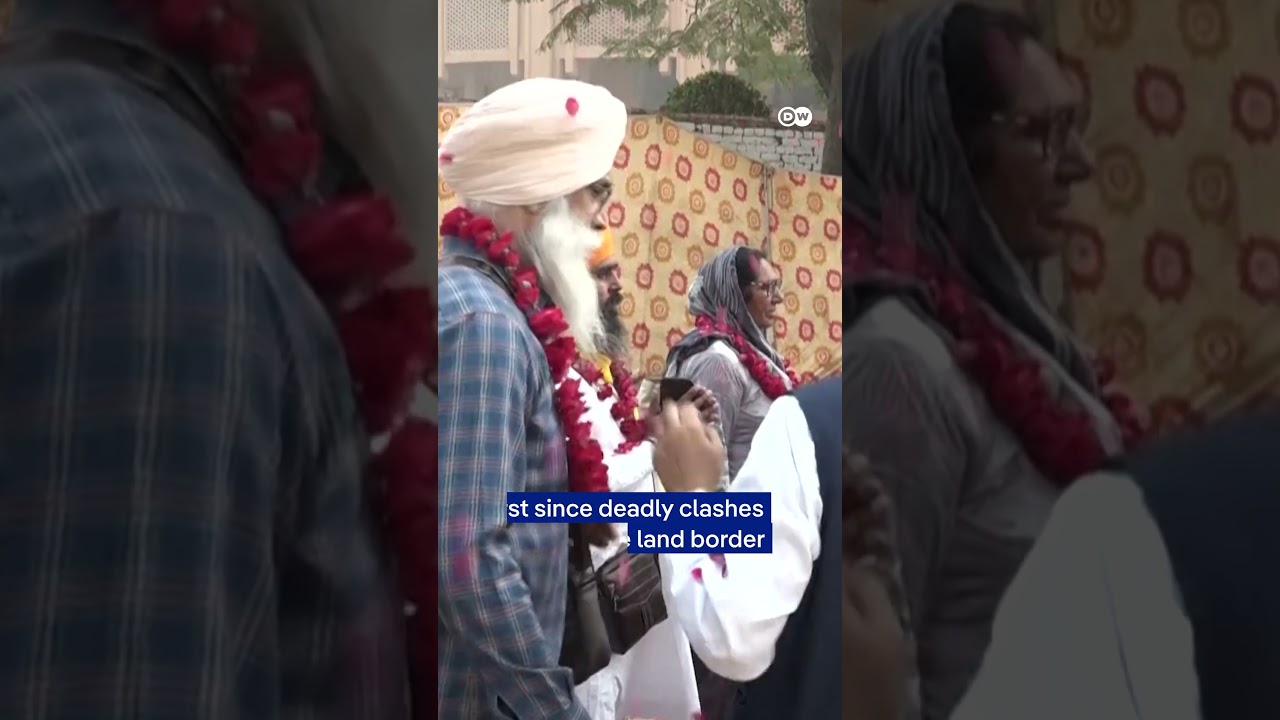 Sikh pilgrims cross border from India to Pakistan | DW News