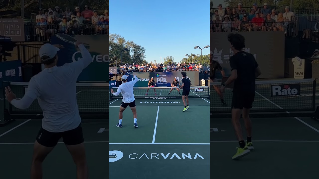 Ben Johns and Gabe Tardio were on fire in this pickleball match!