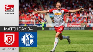 Regensburg Remains Unbeaten! | Regensburg — Schalke 4-1 | All Goals | MD 4 – Bundesliga 2 — 21/22