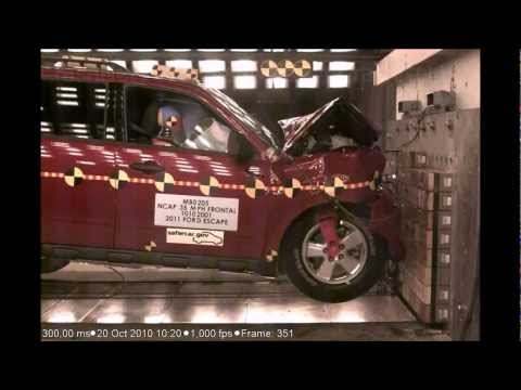 Video de la prueba de choque de Ford Escape desde 2008