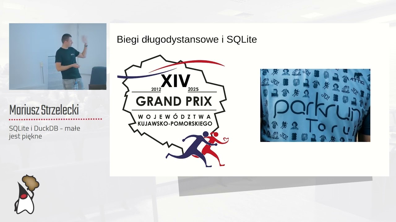 Toruń JUG #80 - "SQLite i DuckDB - małe jest piękne" - Mariusz Strzelecki