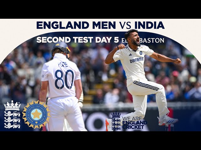 Deep Takes SIX As India Win At Edgabaston! | Highlights - England v India Day 5 | Rothesay Test 2025