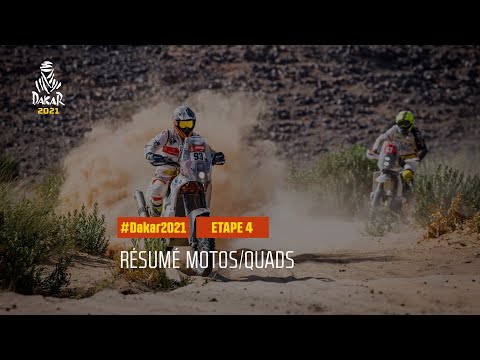 #DAKAR2021 - Étape 4 - Wadi Ad-Dawasir,  Riyadh - Résumé Moto, Quad