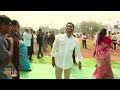 Andhra Pradesh CM Jagan Reddy  Plays Cricket, Inaugurates Adudam Andhra Sports Festival in Guntur  - 02:15 min - News - Video