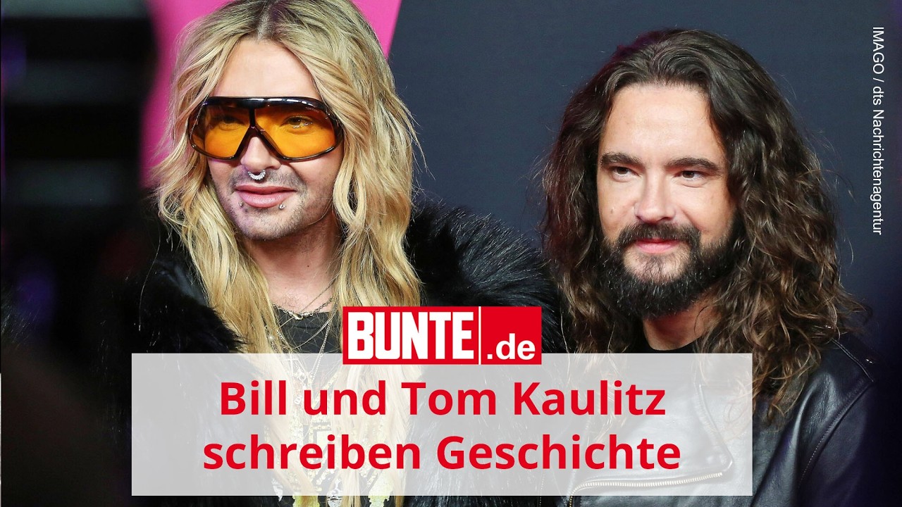 Bill und Tom Kaulitz schreiben Geschichte