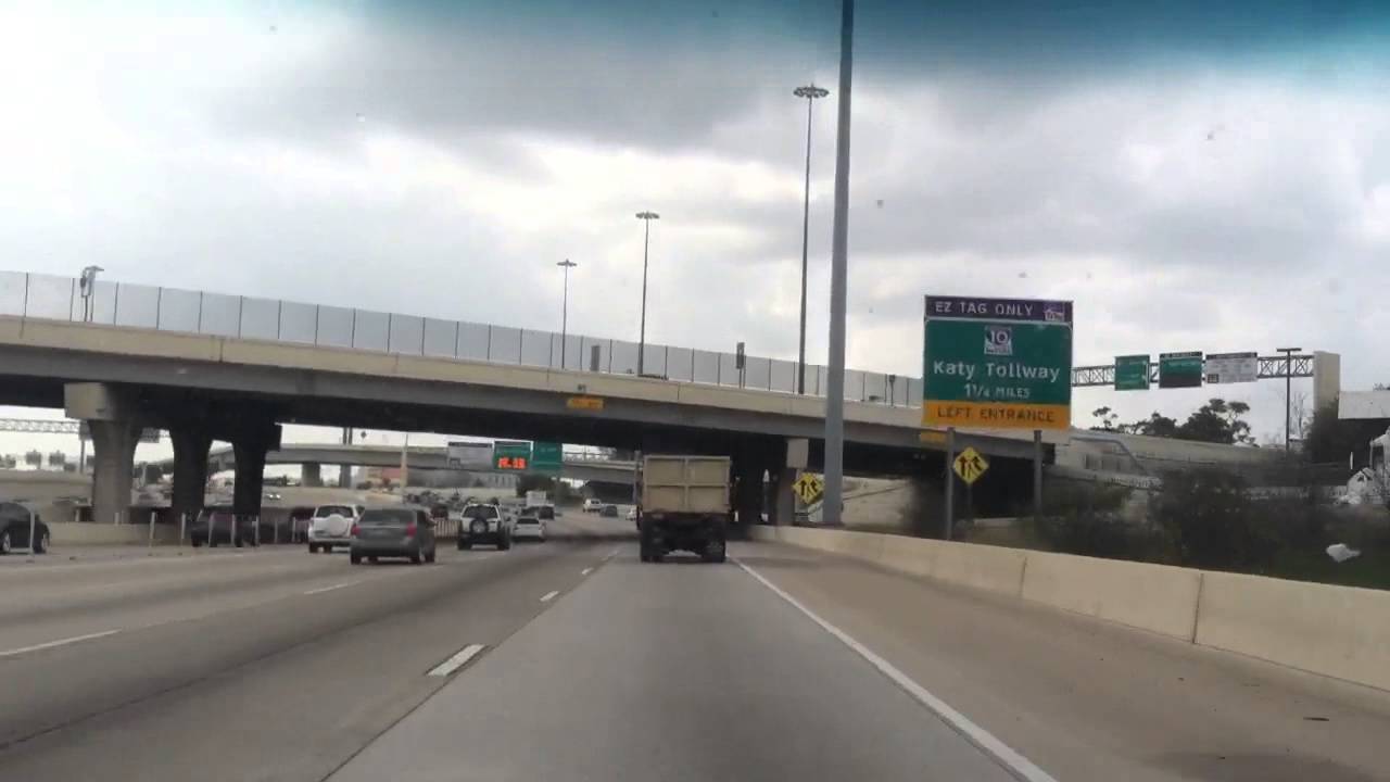 I-10 Katy Freeway at I-610 West Loop - YouTube