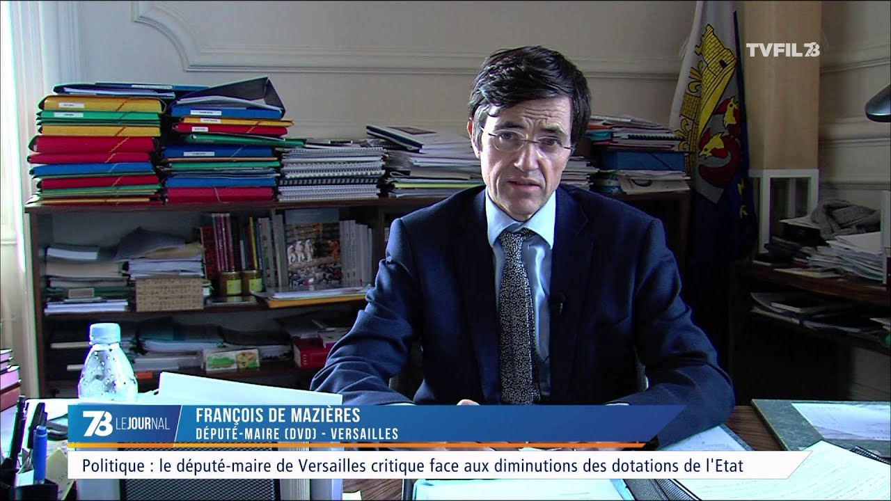 Politique : le député-maire de Versailles critique face aux diminutions des dotations de l’Etat