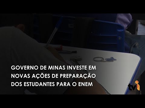 Vídeo: Governo de Minas investe em novas ações de preparação dos estudantes para o Enem