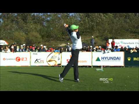 Michelle Wie golf swing in slow motion - YouTube