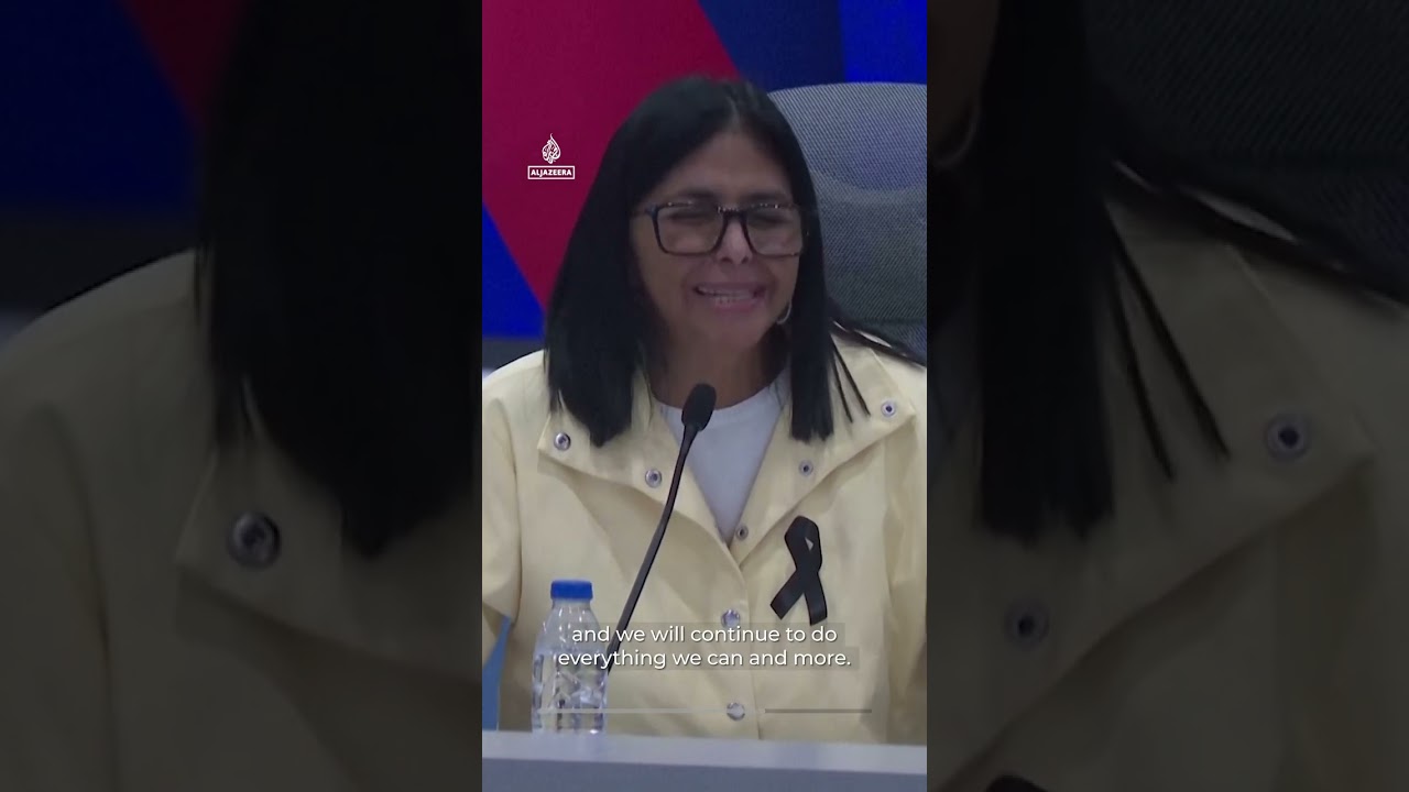 Venezuela’s Rodriguez blames ‘propaganda’ for quake response backlash | AJ #shorts
