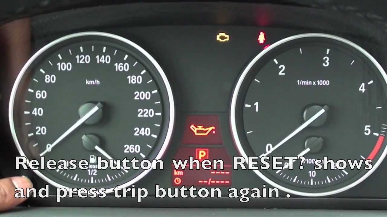 How to reset oil light on 2006 bmw 330i #2