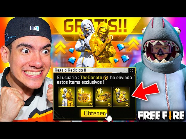 LE REGALO EL CRIMINAL DORADO A UN SUSCRIPTOR en FREE FIRE !! - TheDonato