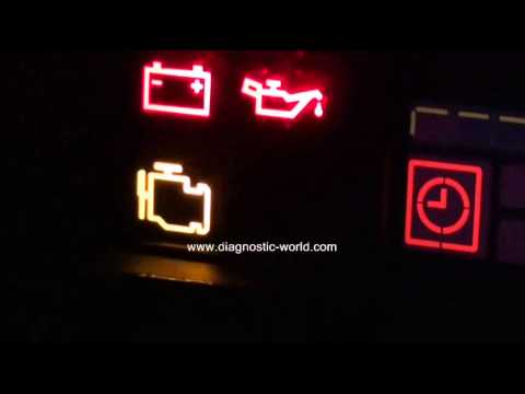 Mercedes engine warning light reset