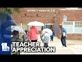 School celebrates teachers with series of challenges