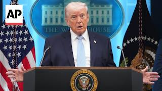 Trump says Iranians want the US to keep bombing