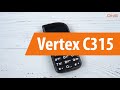 Распаковка сотового телефона Vertex C315/ Unboxing Vertex C315