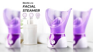 Pratinjau video produk Biutte.co Air Humidifier Facial Steamer SPA Perawatan Wajah - 618