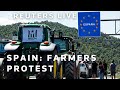 LIVE: Spanish farmers protest by blocking border with France