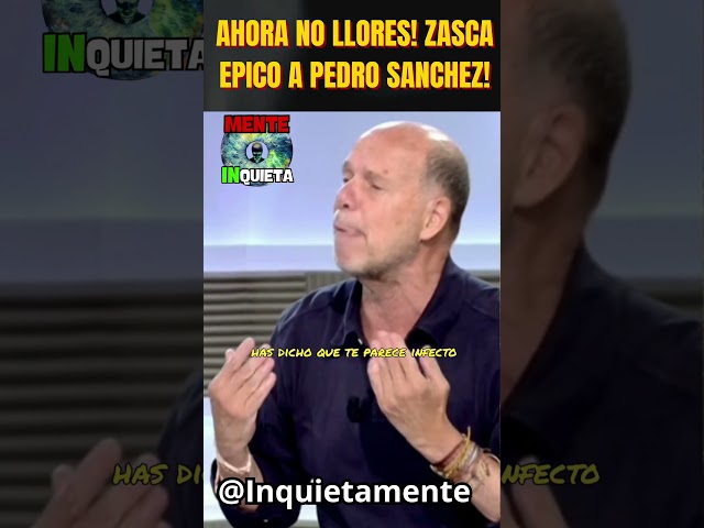 ULTIMA HORA! TREMENDO ZASCA A PEDRO SANCHEZ TRAS QUEJARSE DE LAS SAUNAS! DAS LO QUE RECIBES!