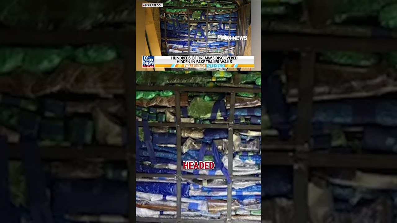 DETAILS: Hundreds of firearms discovered in fake trailer walls
