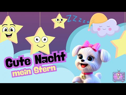 Schlaflied für Kinder 😴💤 | Einschlaflied mit Lili 🐶🌙 | Gute Nacht Musik
