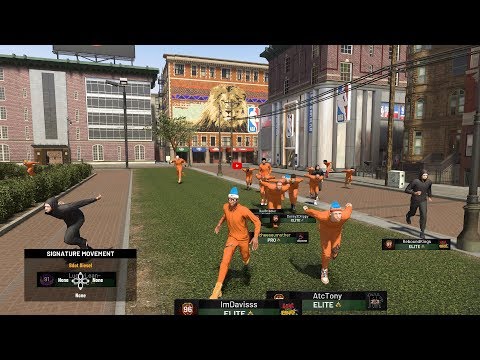 I CREATED MY OWN PARK EVENT ON NBA 2K19...COPS VS PRISONERS PLAYSHARPS VS LOCKDOWNS.. w GMAN my park