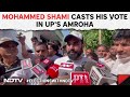 Mohammed Shami Casts His Vote In UPs Amroha