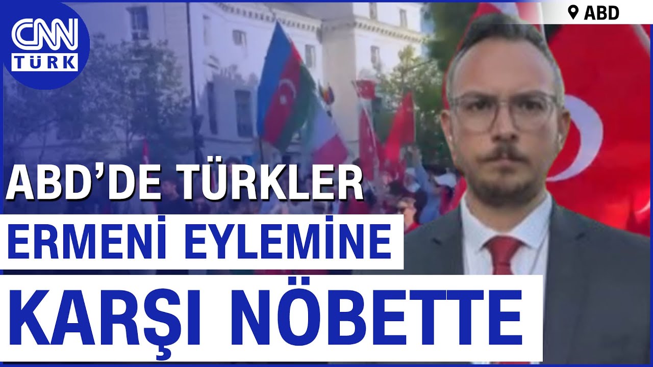 Amerika'da Türkler Sokakta! Sözde Soykırım İddialarına Karşı Gösteriler Büyüyor! | CNN TÜRK