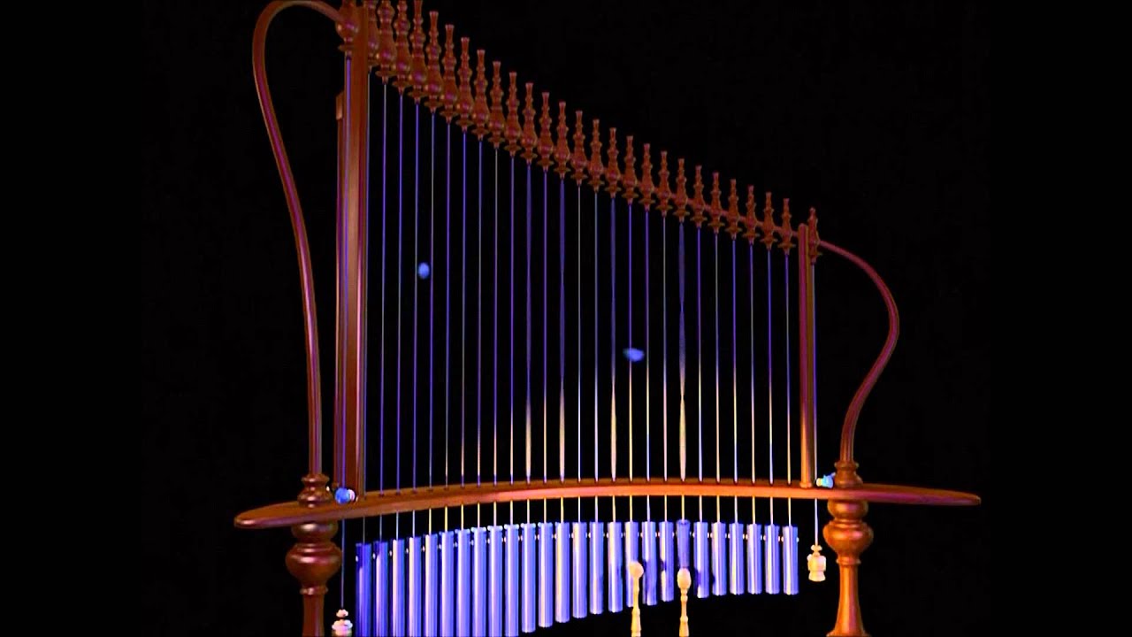 Animusic Aqua Harp HD bonus cam - YouTube