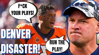 Russell Wilson & Nathaniel Hackett Are FEUDING in Denver! Broncos QB WILL NOT RUN HC's Plays!